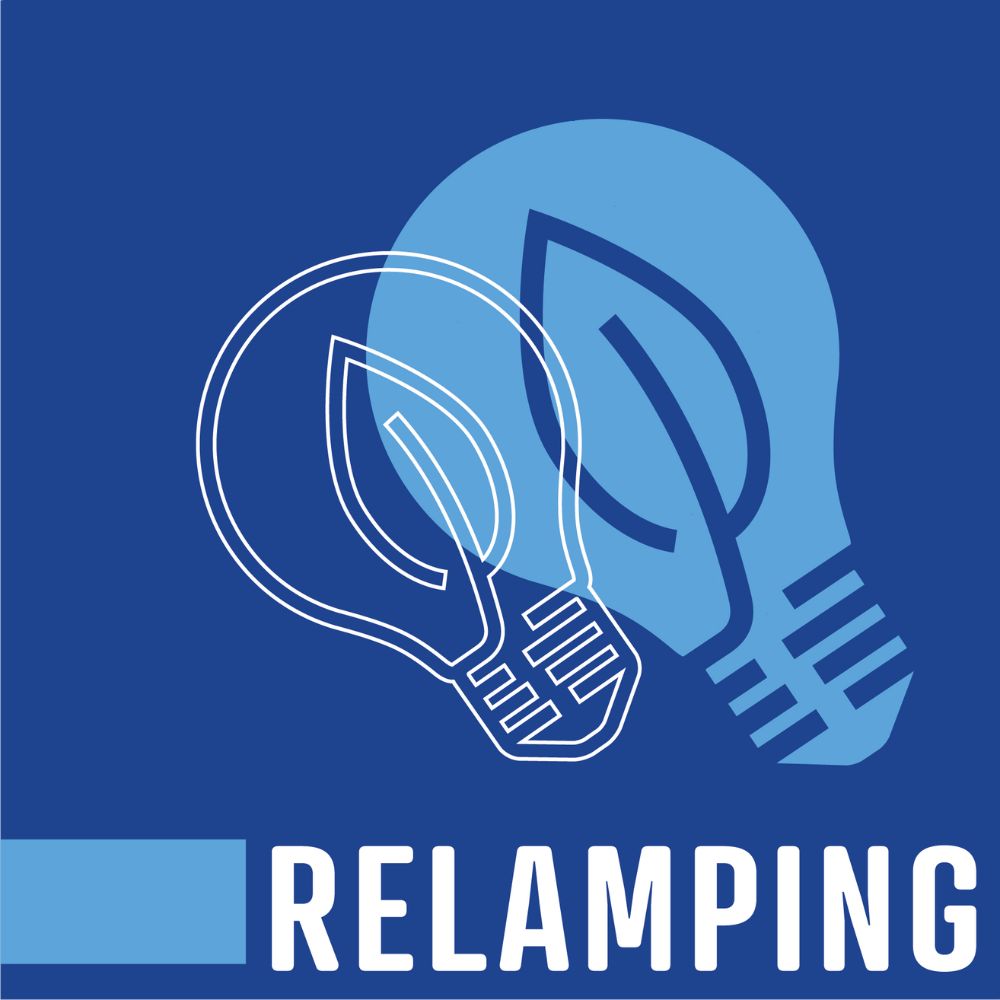 logo prestation relamping jlighting